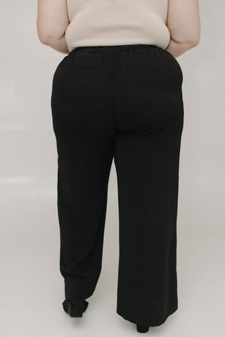 TEXTURED STRAIGHT LEG PANTS - Love Marlow