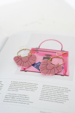 Theresa Earrings in Antique Rose - Love Marlow