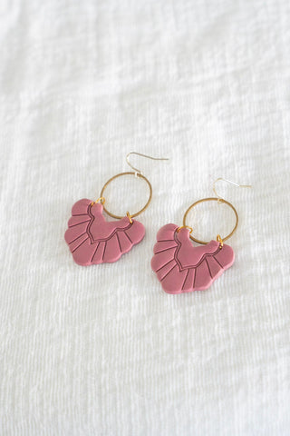 Theresa Earrings in Antique Rose - Love Marlow