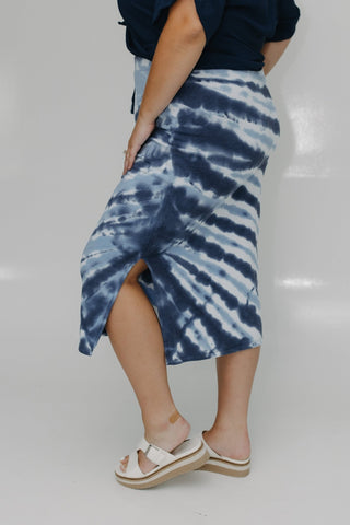 TIE DYE KNIT SKIRT - Love Marlow
