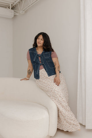 Tiered Floral Maxi Skirt – Boho Bloom - Love Marlow