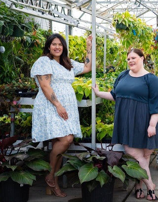 Tiered Flutter Sleeve Dress – Mist Floral - Love Marlow