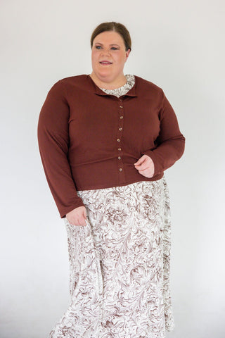 Tissue Soft Henley – Cocoa Luxe - Love Marlow