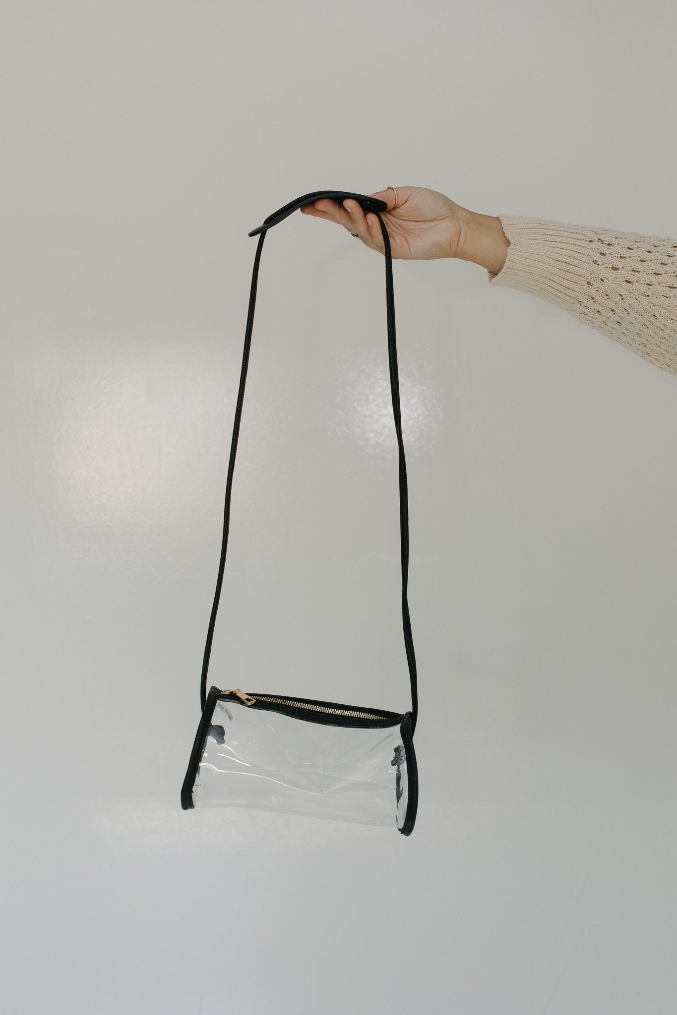 TRANSLUCENT TUBE CROSSBODY BAG CLEAR STADIUM APPROVED HANDS - FREE PURSE FOR GAME DAYS & CONCERTS - Love Marlow