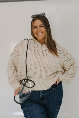 TRANSLUCENT TUBE CROSSBODY BAG CLEAR STADIUM APPROVED HANDS - FREE PURSE FOR GAME DAYS & CONCERTS - Love Marlow