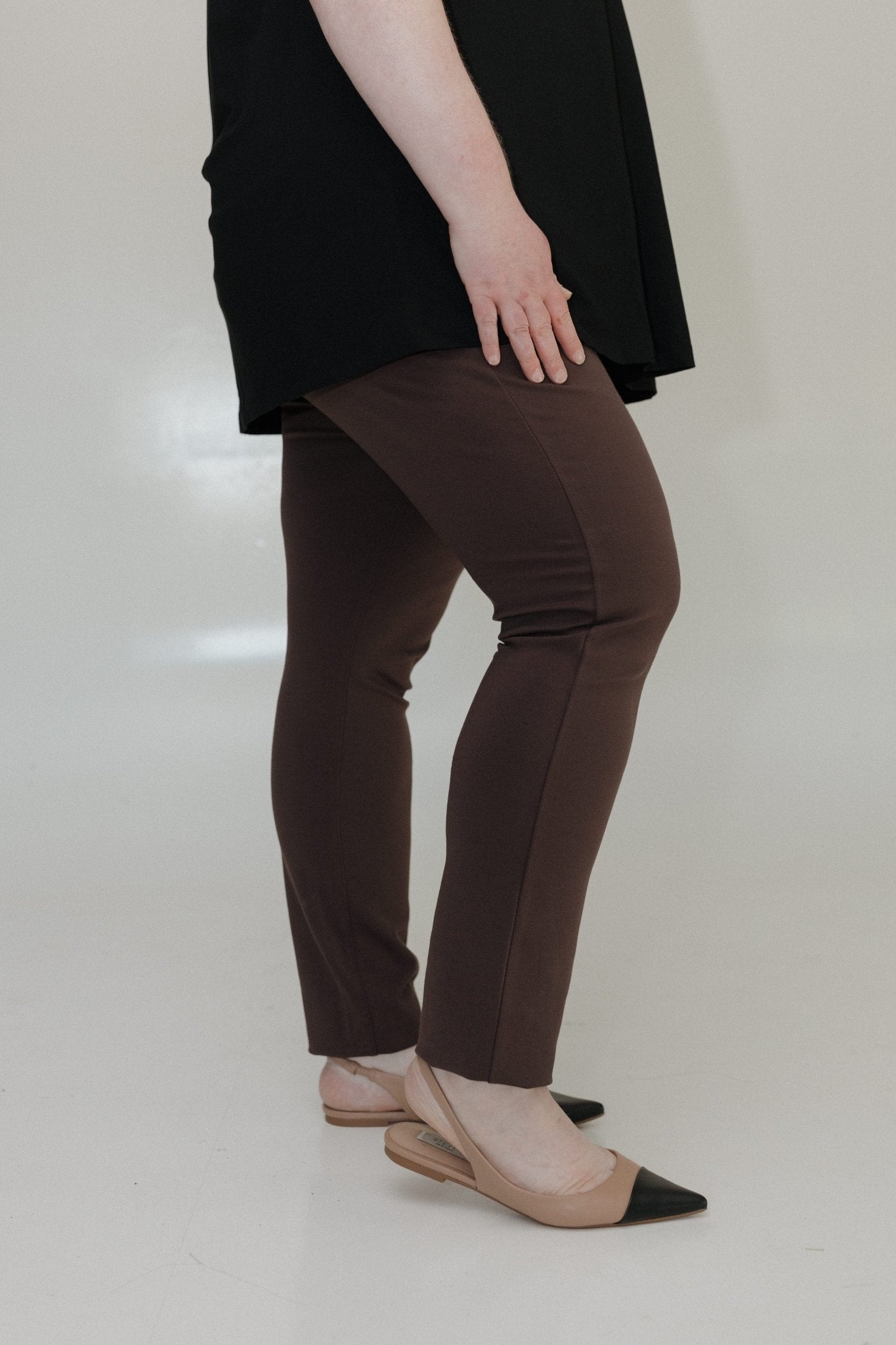 TREGGING IN TRUFFLE BROWN - Love Marlow