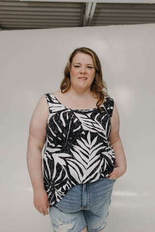 TROPICAL PRINT TANK - Love Marlow