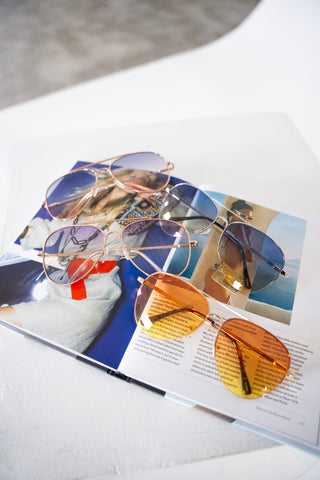 TULUM SUNGLASSES IN HAZE - Love Marlow