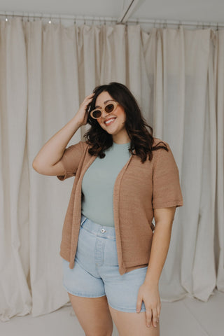 VENICE SUNGLASSES IN TRANSLUCENT BEIGE - Love Marlow