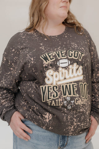 "WE'VE GOT SPIRITS YES WE DO TAILGATE" GRAPHIC TEE - Love Marlow