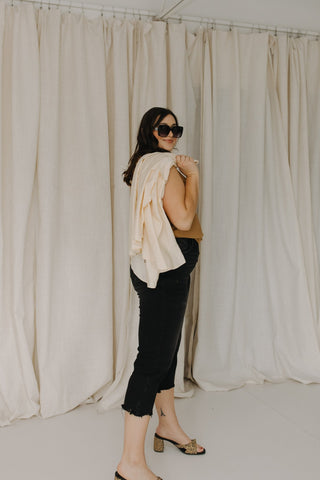 WHITE SANDS SUNGLASSES IN BLACK AND BROWN - Love Marlow