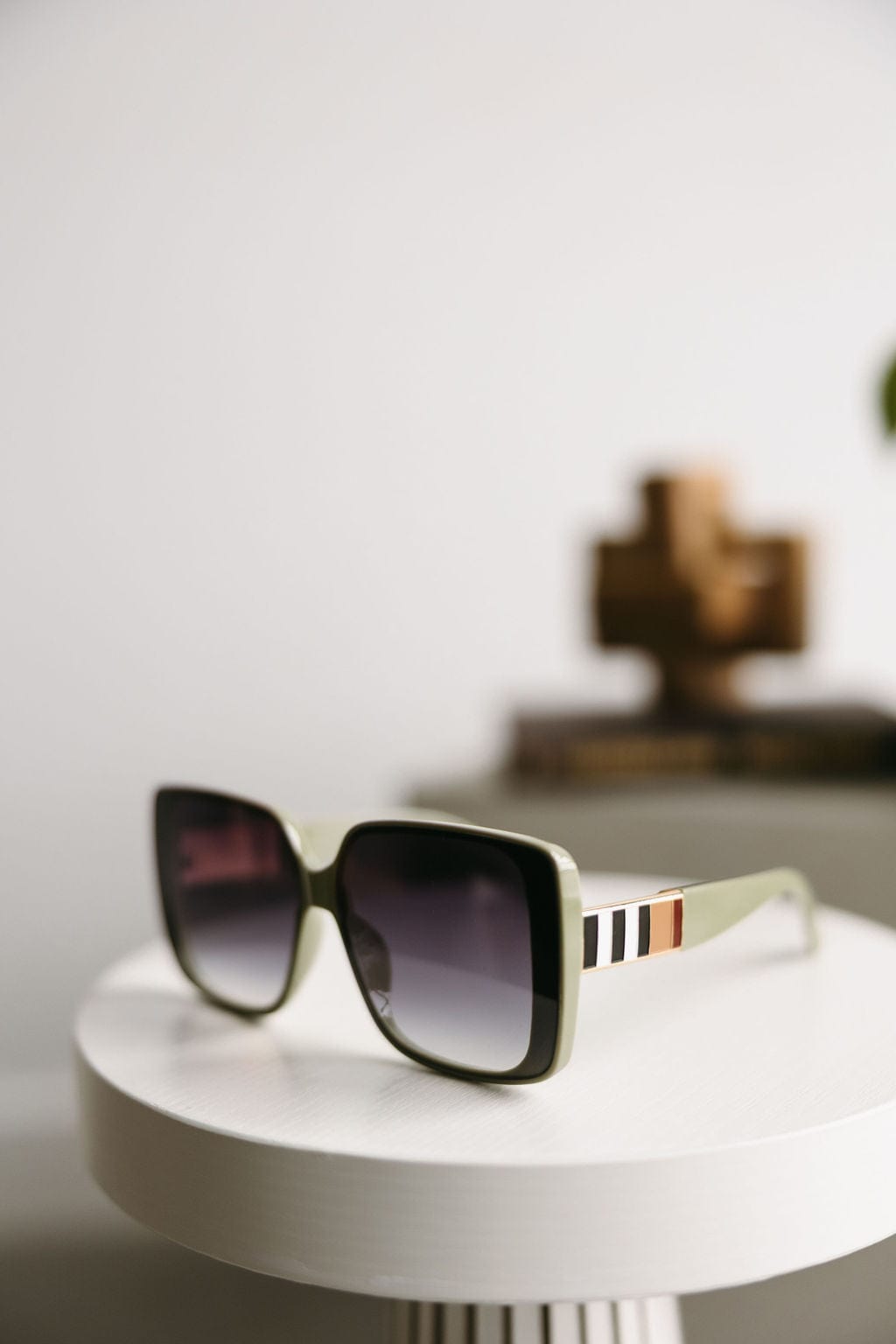 WHITE SANDS SUNGLASSES IN JADE - Love Marlow