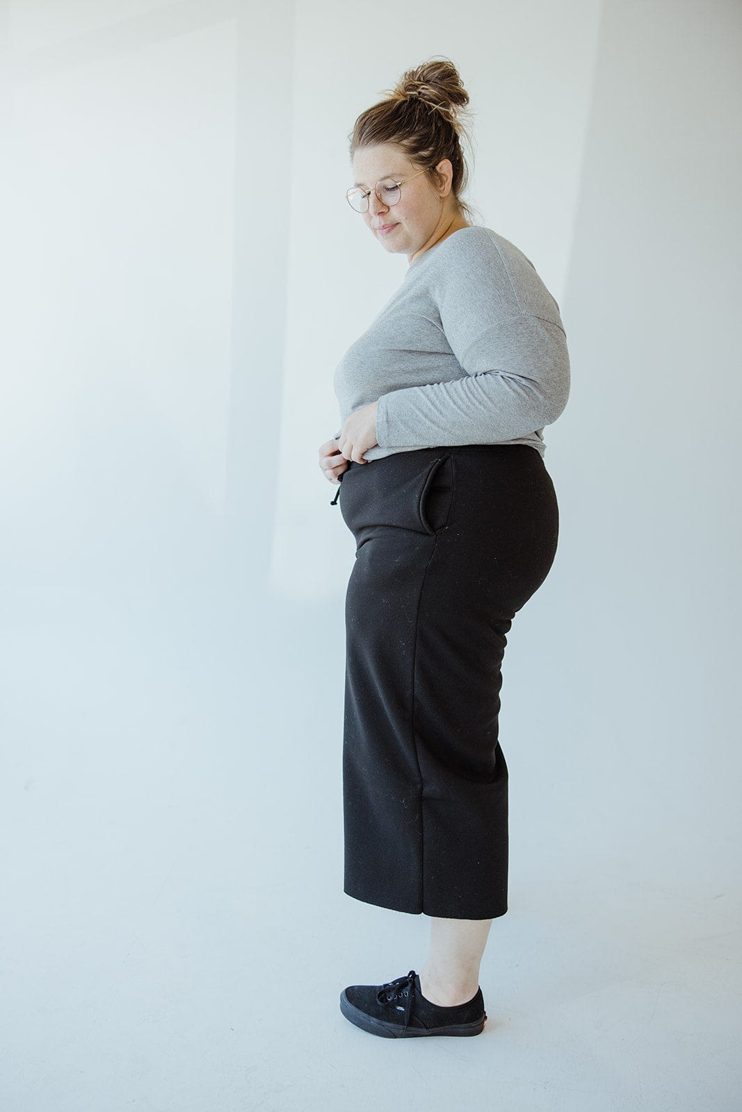 WIDE LEG KNIT JOGGER - Love Marlow