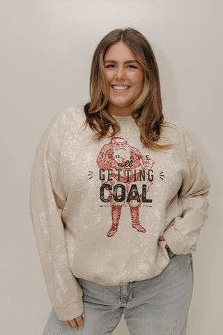 "YOU ARE ALL GETTING COAL" GRAPHIC SWEATSHIRT - Love Marlow