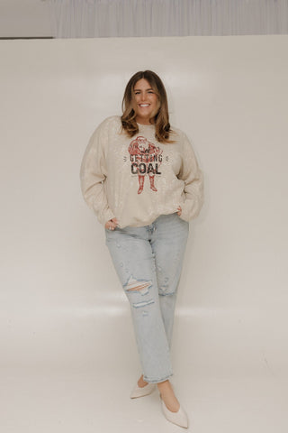 "YOU ARE ALL GETTING COAL" GRAPHIC SWEATSHIRT - Love Marlow
