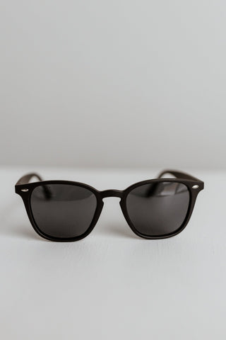 ZANZIBAR SUNGLASSES IN MATTE BLACK - Love Marlow