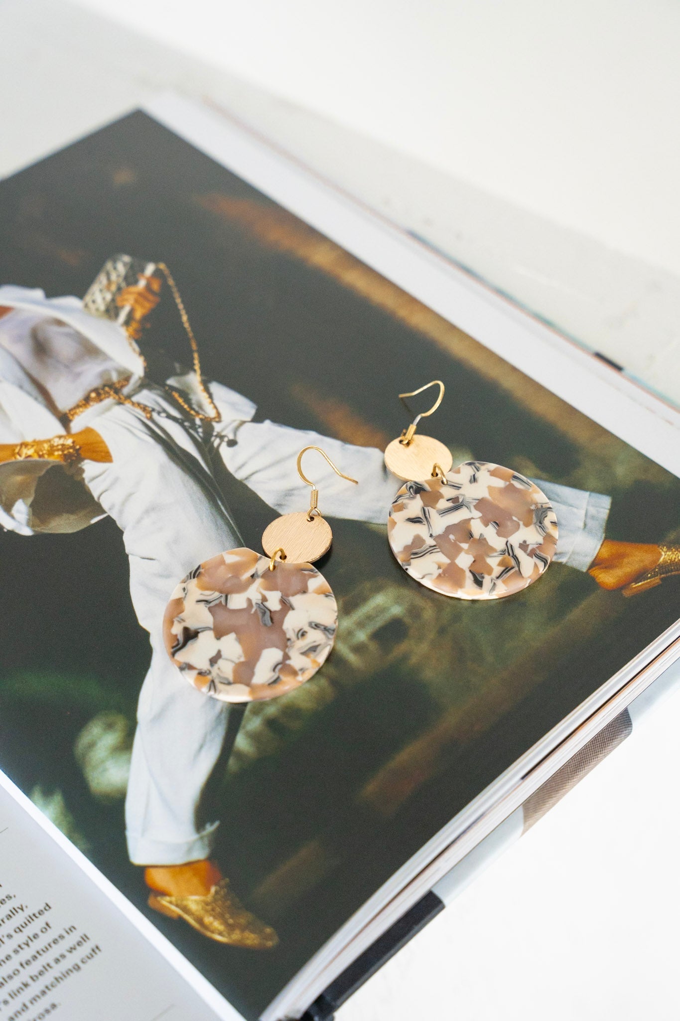 Zoey Earrings in Sandstone - Love Marlow