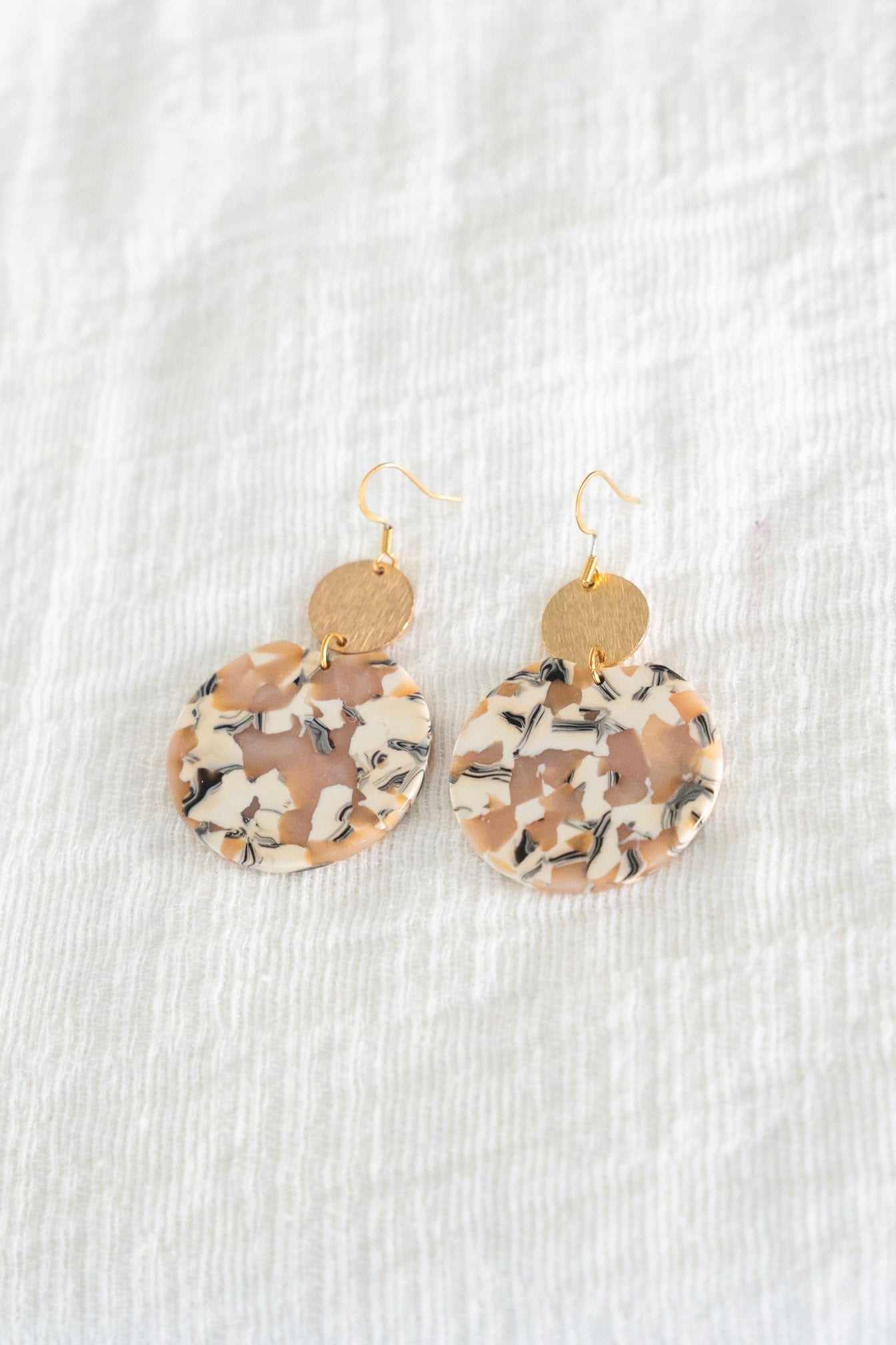 Zoey Earrings in Sandstone - Love Marlow