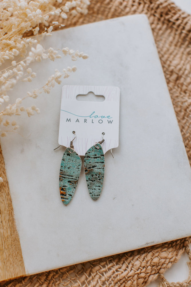 
            
                Load image into Gallery viewer, BAYLEE EARRINGS IN ANTIQUE TURQUOISE
            
        