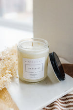 HANDCRAFTED SOY WAX CANDLES IN PARADISE