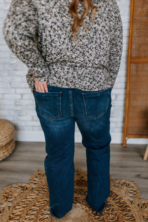 
            
                Load image into Gallery viewer, HIGH-RISE STRAIGHT LEG JEANS WITH STRIPE DETAIL
            
        