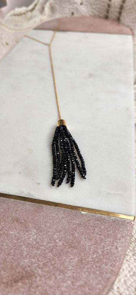 NORA NECKLACE IN BLACK