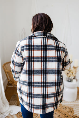
            
                Load image into Gallery viewer, PLAID JACKET WITH DETACHABLE HOOD
            
        