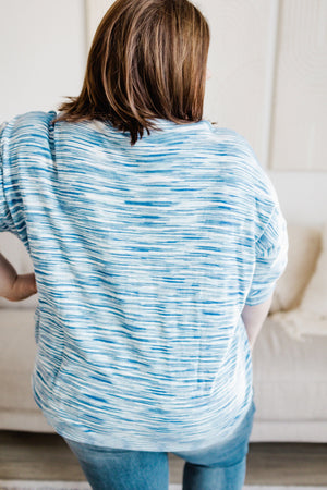 
            
                Load image into Gallery viewer, SPACE DYED LIGHTWEIGHT SWEATER IN ROYAL BLUE
            
        