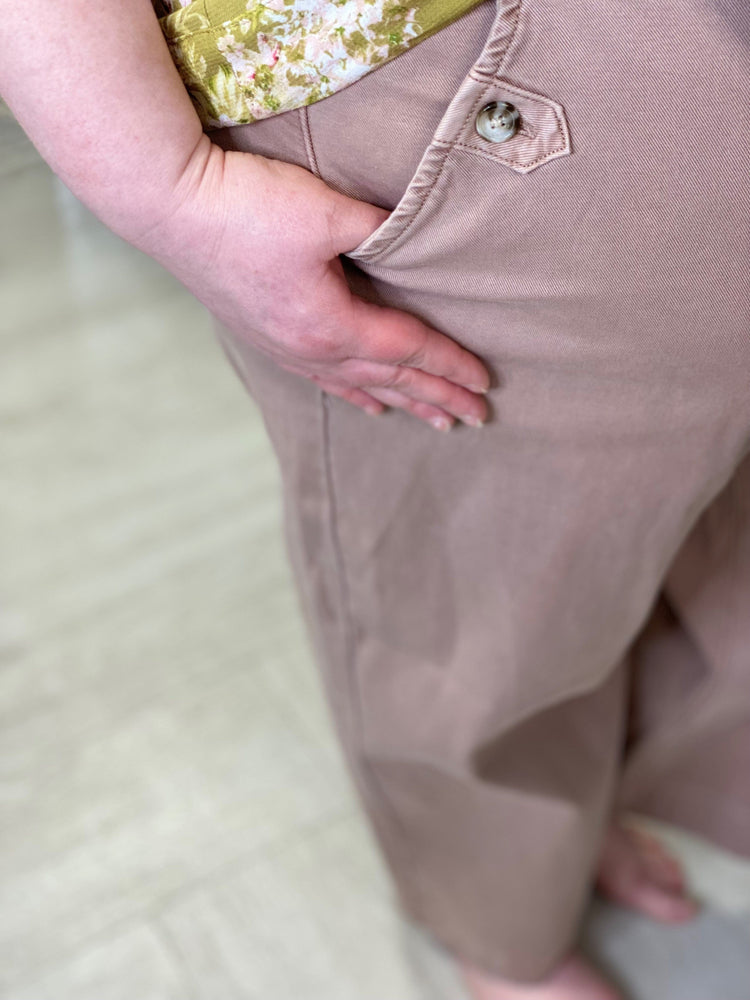 Women's Spanx Stretch Twill Cropped Wide Leg Chino Pants