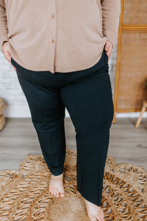 
            
                Load image into Gallery viewer, STRAIGHT LEG DRESS PANTS IN DARK NAVY
            
        