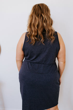 
            
                Load image into Gallery viewer, SUPER SOFT TANK DRESS IN DENIM
            
        