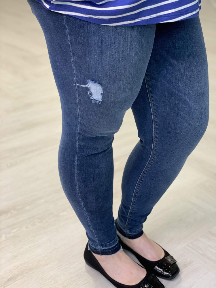 Spanx Distressed Skinny Jean on QVC 