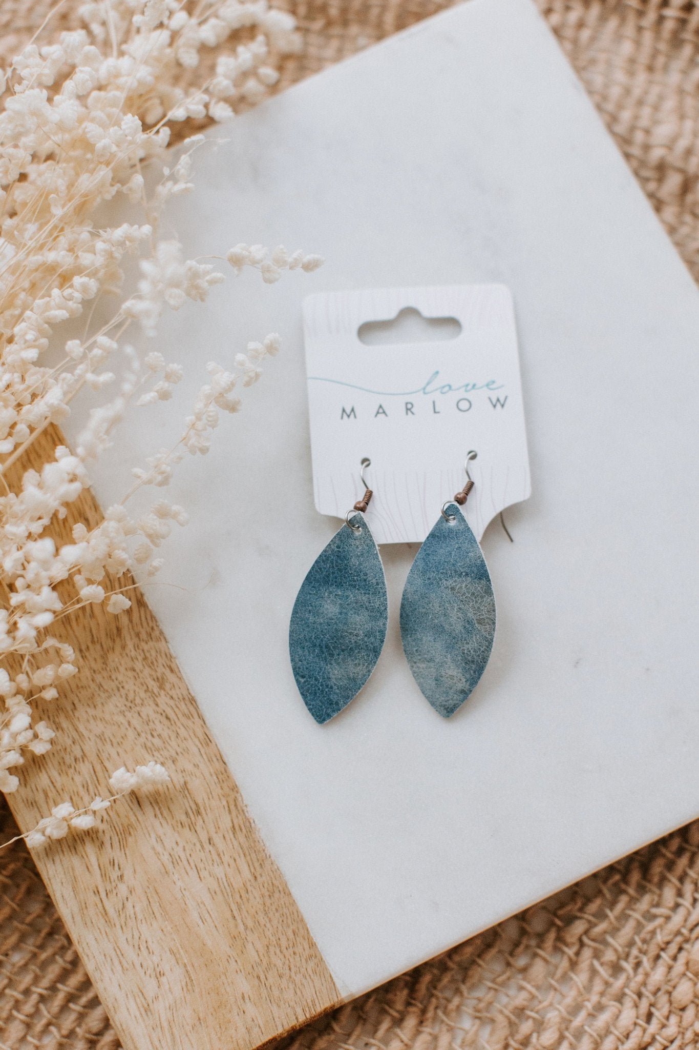AILEEN EARRINGS IN SPRING BLUE - Love Marlow