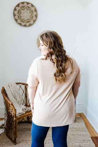 BASIC TEE IN DARK TAUPE - 16 - Love Marlow