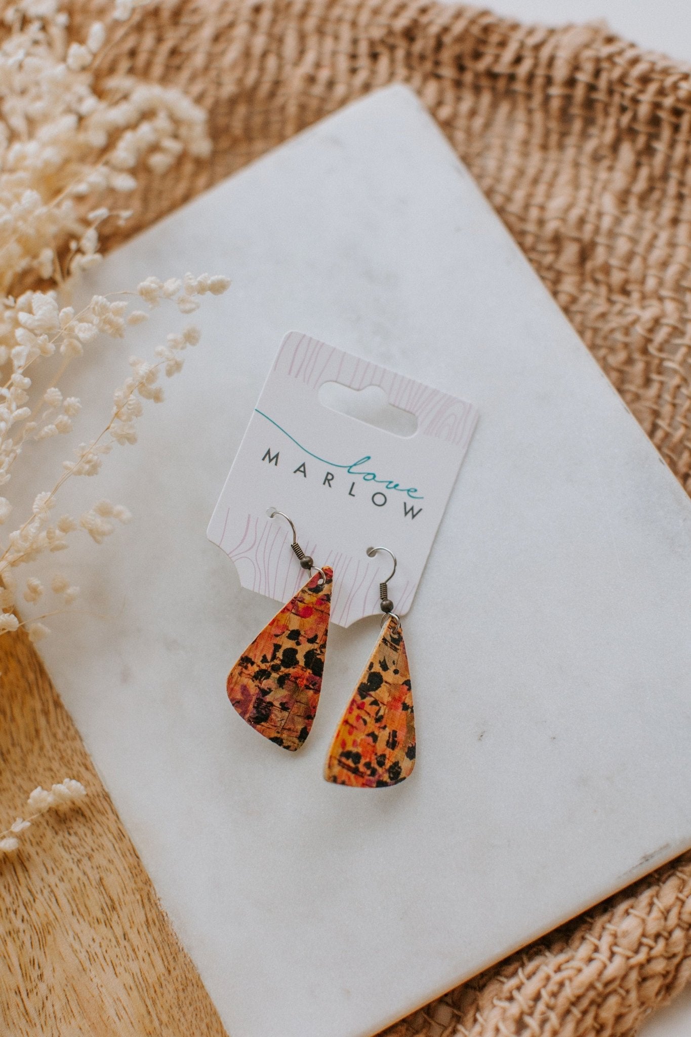 BAYLEE EARRINGS IN BRIGHT ANIMAL PRINT - Love Marlow