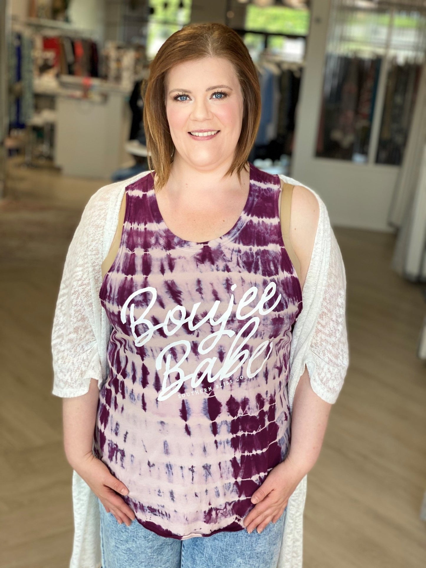 "BOUJEE BABE" GRAPHIC TANK - 2x - Love Marlow