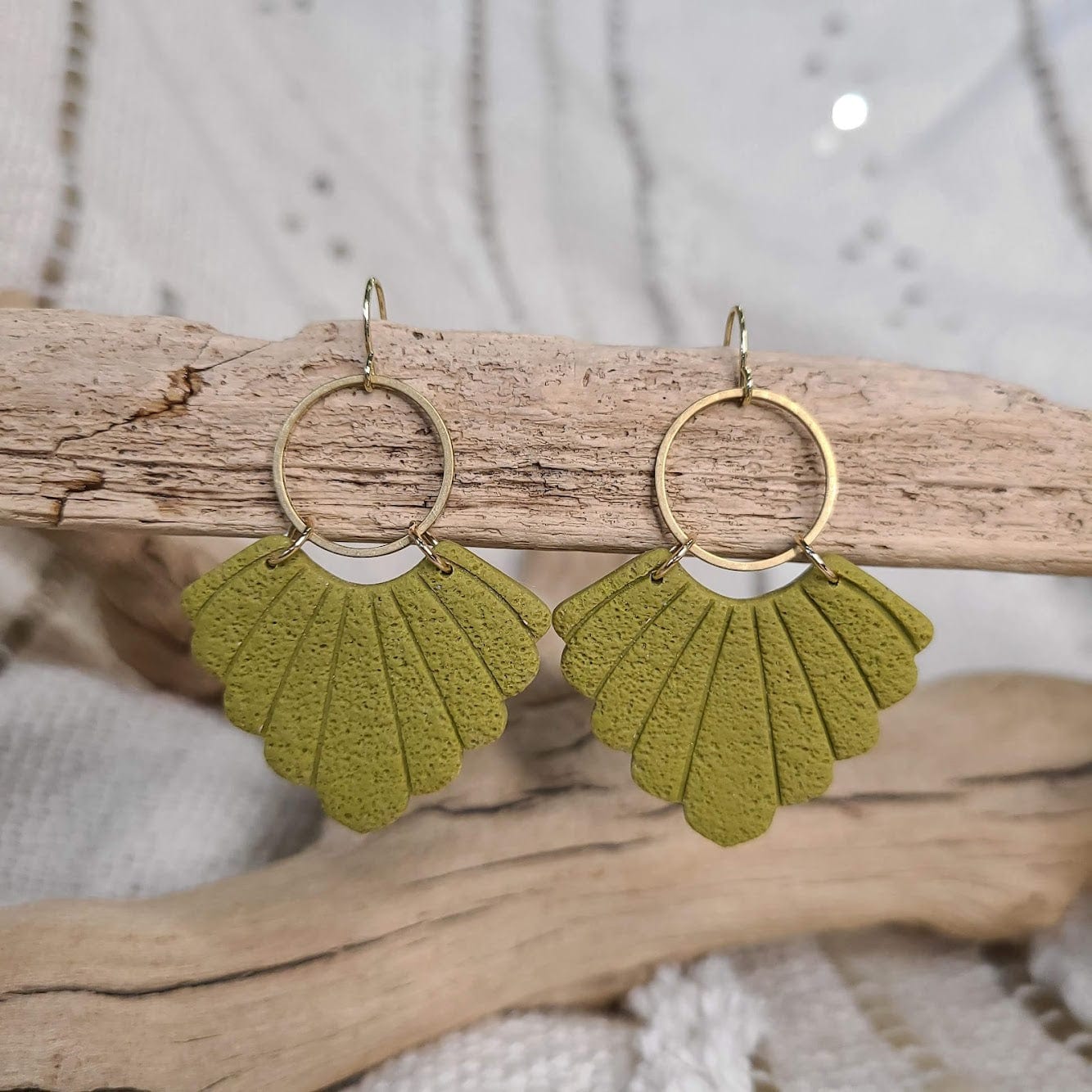DANI EARRINGS IN FERN - Love Marlow