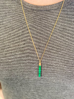 DORIAN NECKLACE IN GREEN
