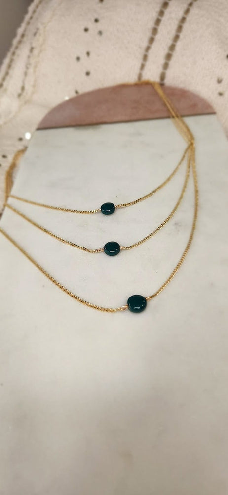 HARLOW NECKLACE IN GREEN
