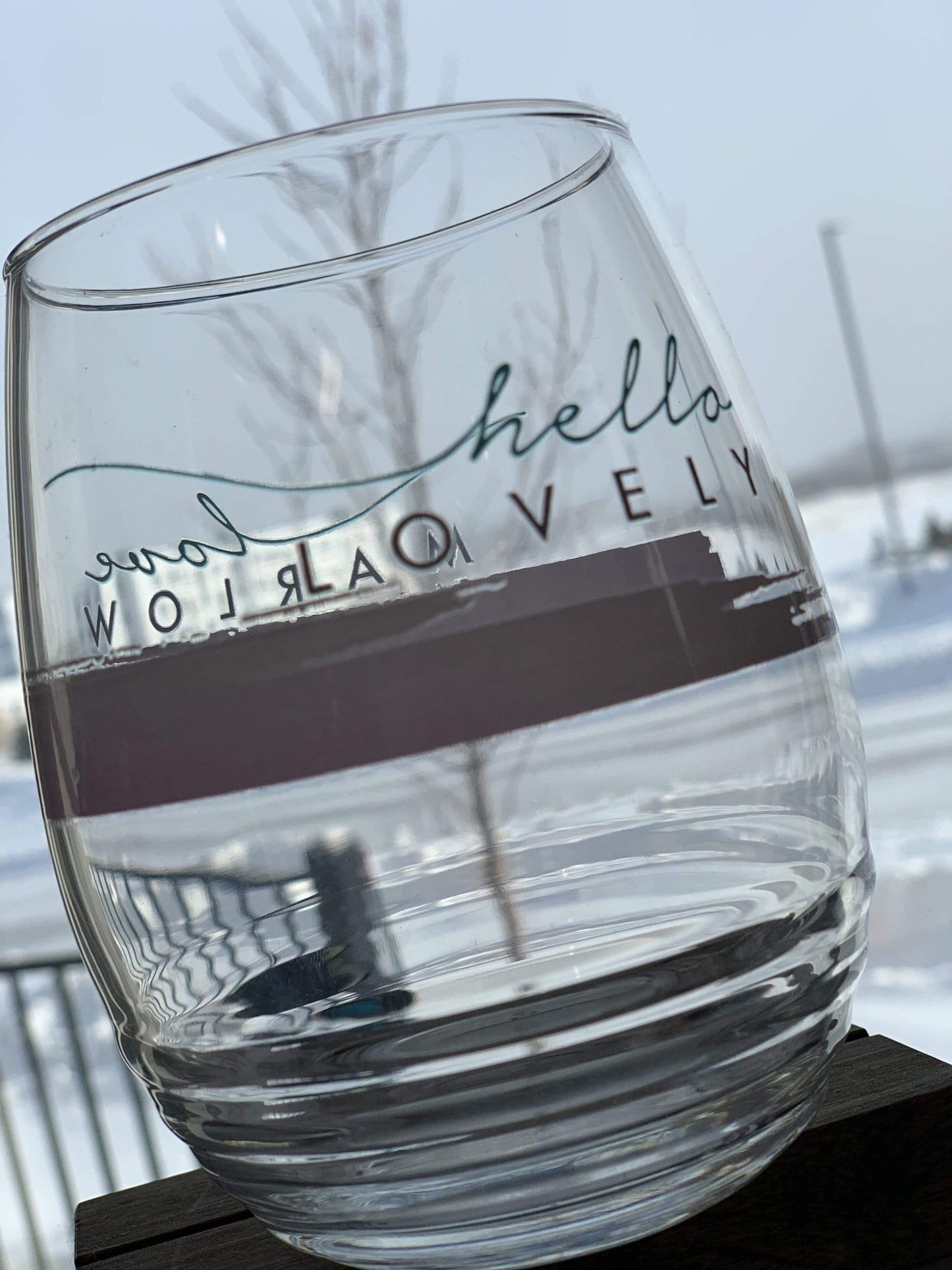 HELLO LOVELY WINE GLASSES - Love Marlow