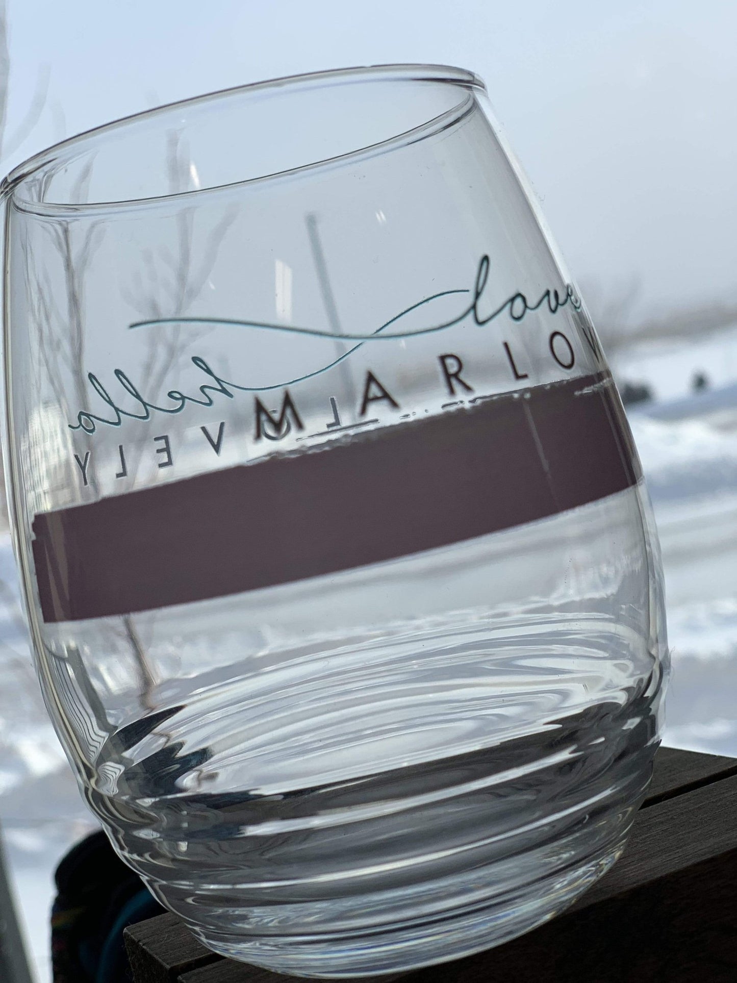 HELLO LOVELY WINE GLASSES - Love Marlow