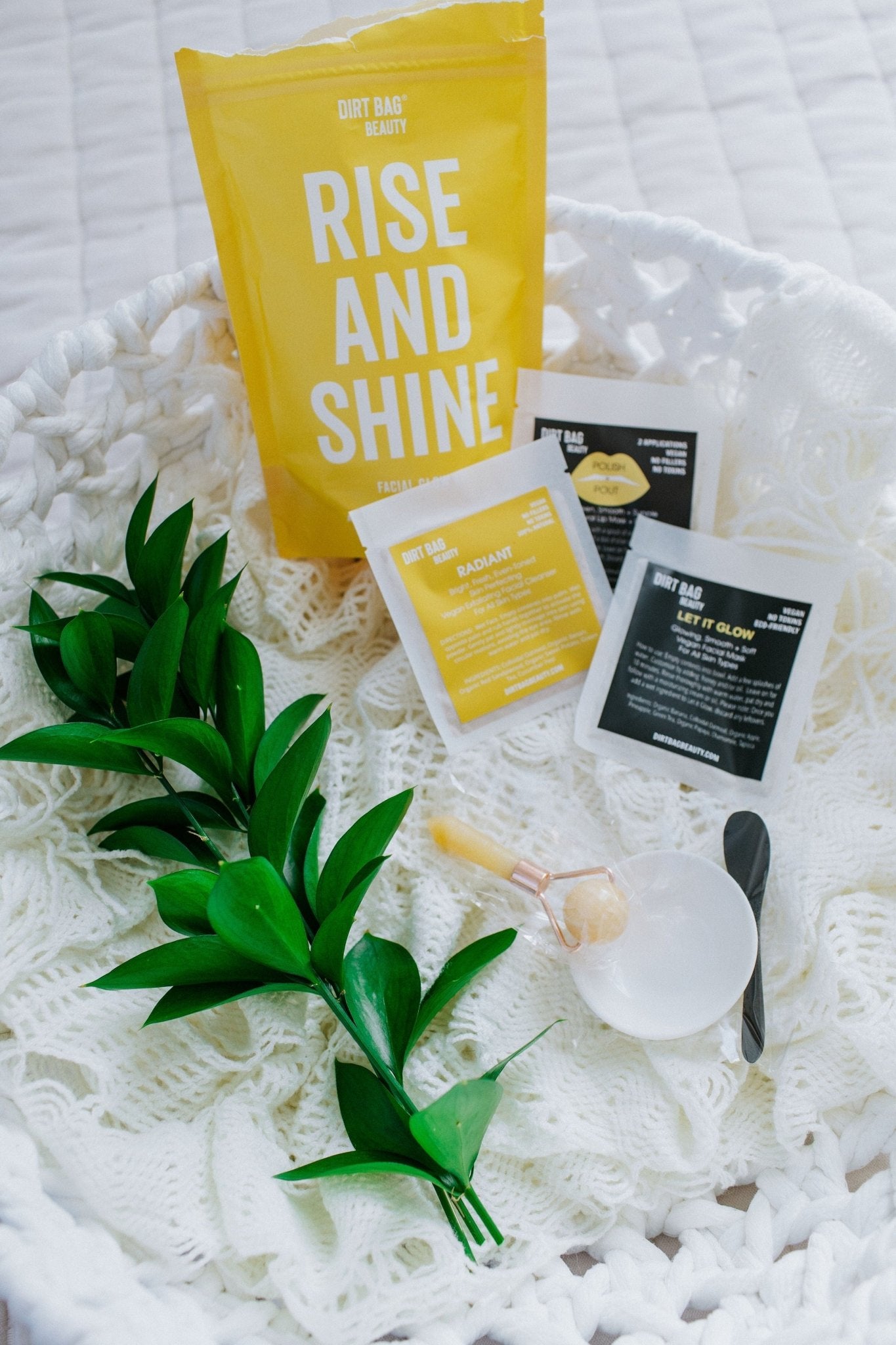 RISE AND SHINE VEGAN FACIAL GLOW KIT - Love Marlow