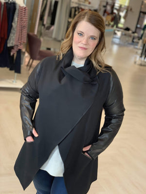 
            
                Load image into Gallery viewer, Spanx© DRAPE FRONT JACKET
            
        