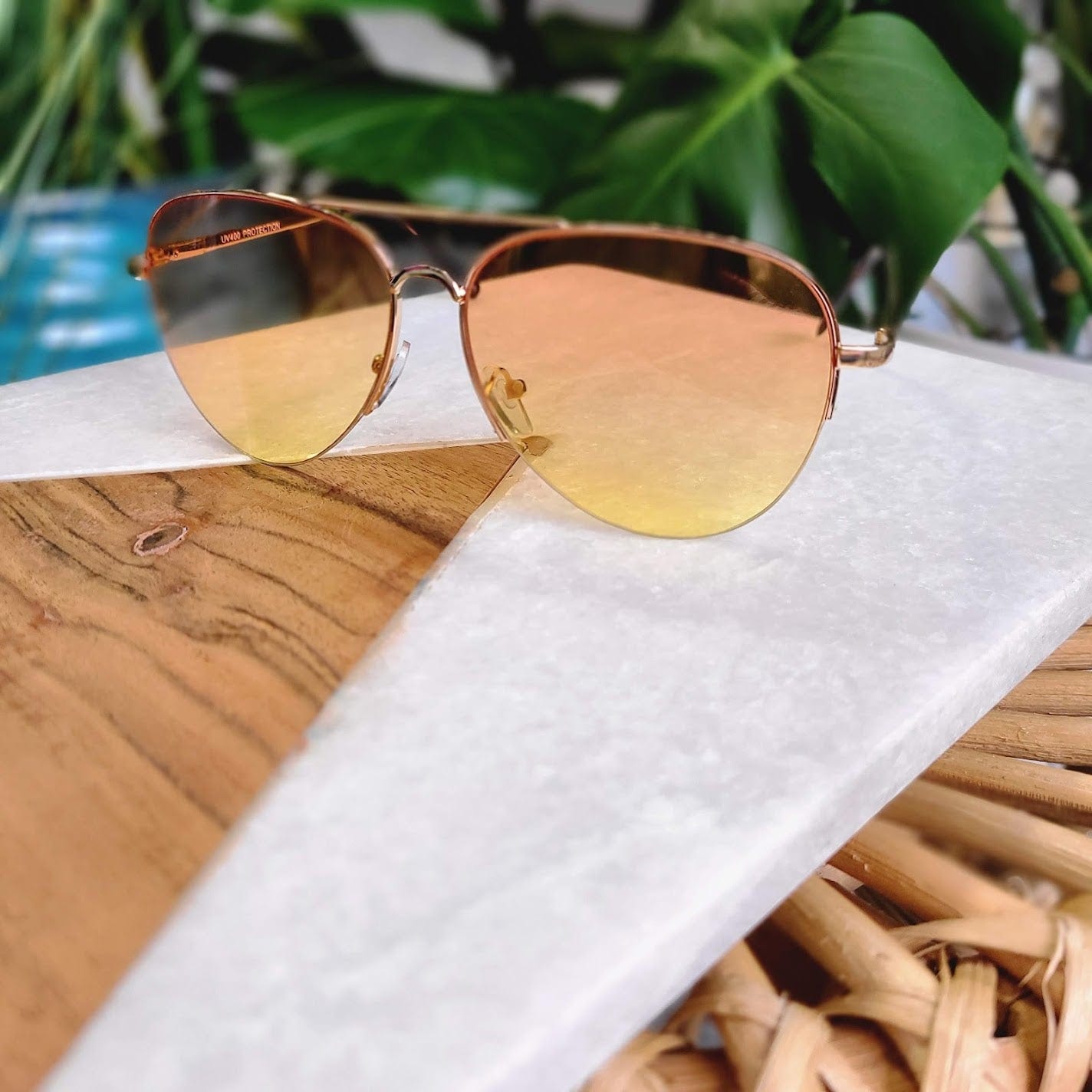 TULUM SUNGLASSES IN HAZE - Love Marlow