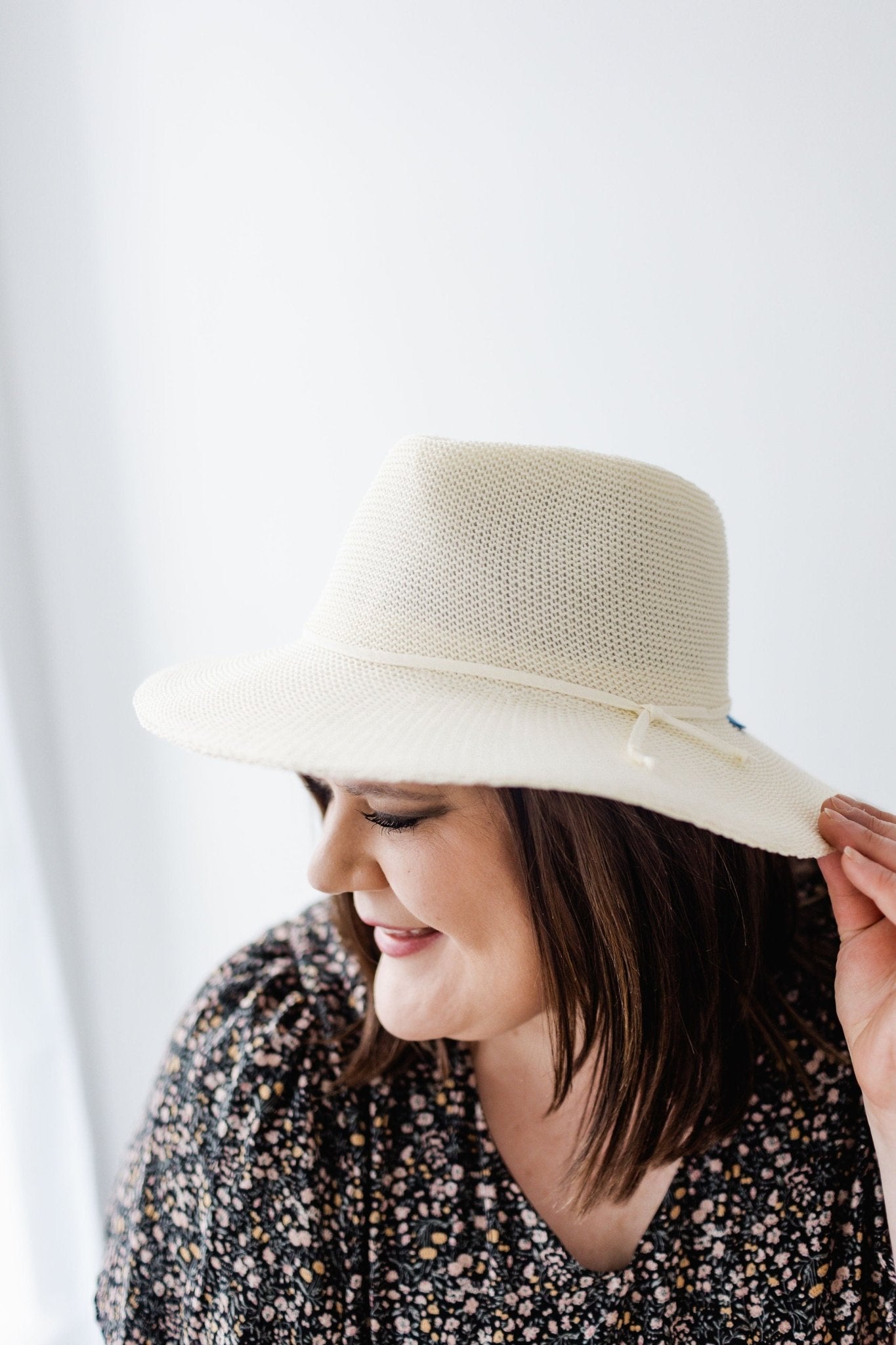 WOVEN FEDORA IN NATURAL - Love Marlow