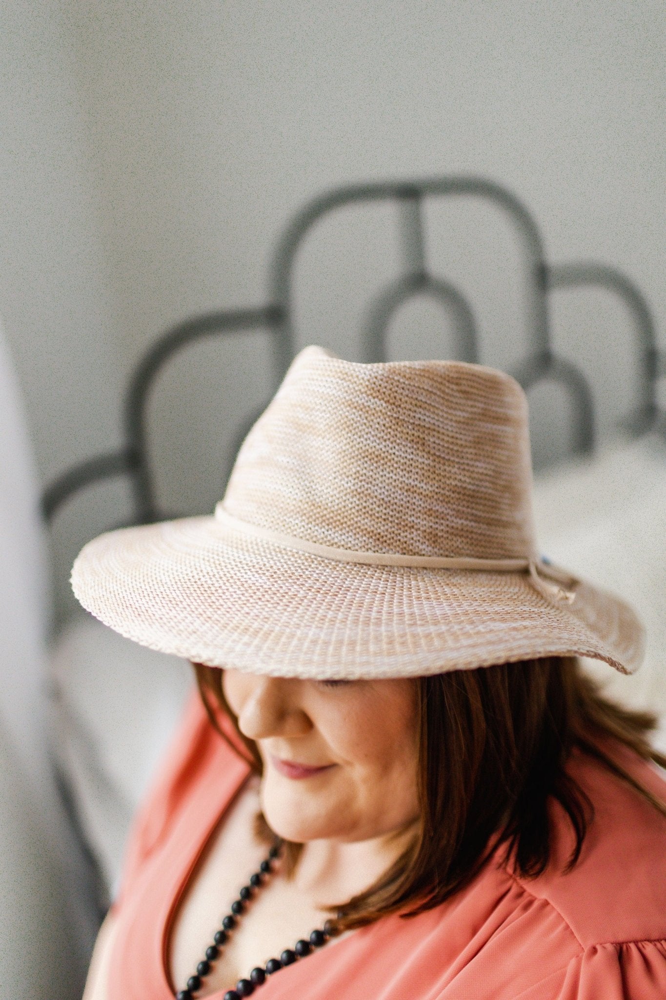 WOVEN FEDORA IN WHEAT - Love Marlow