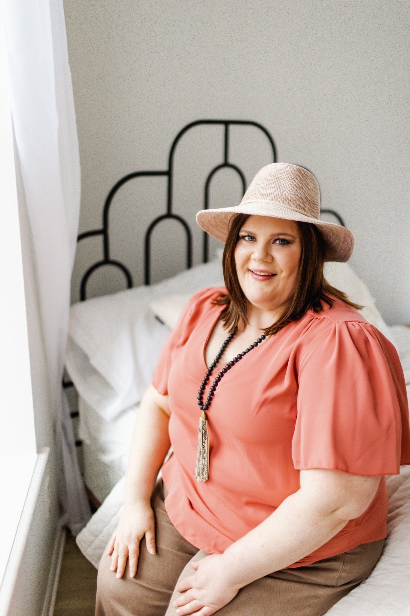 WOVEN FEDORA IN WHEAT - Love Marlow